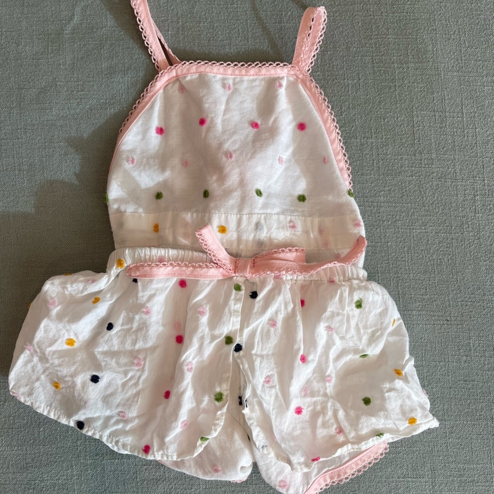 Holley and Sage skirted romper